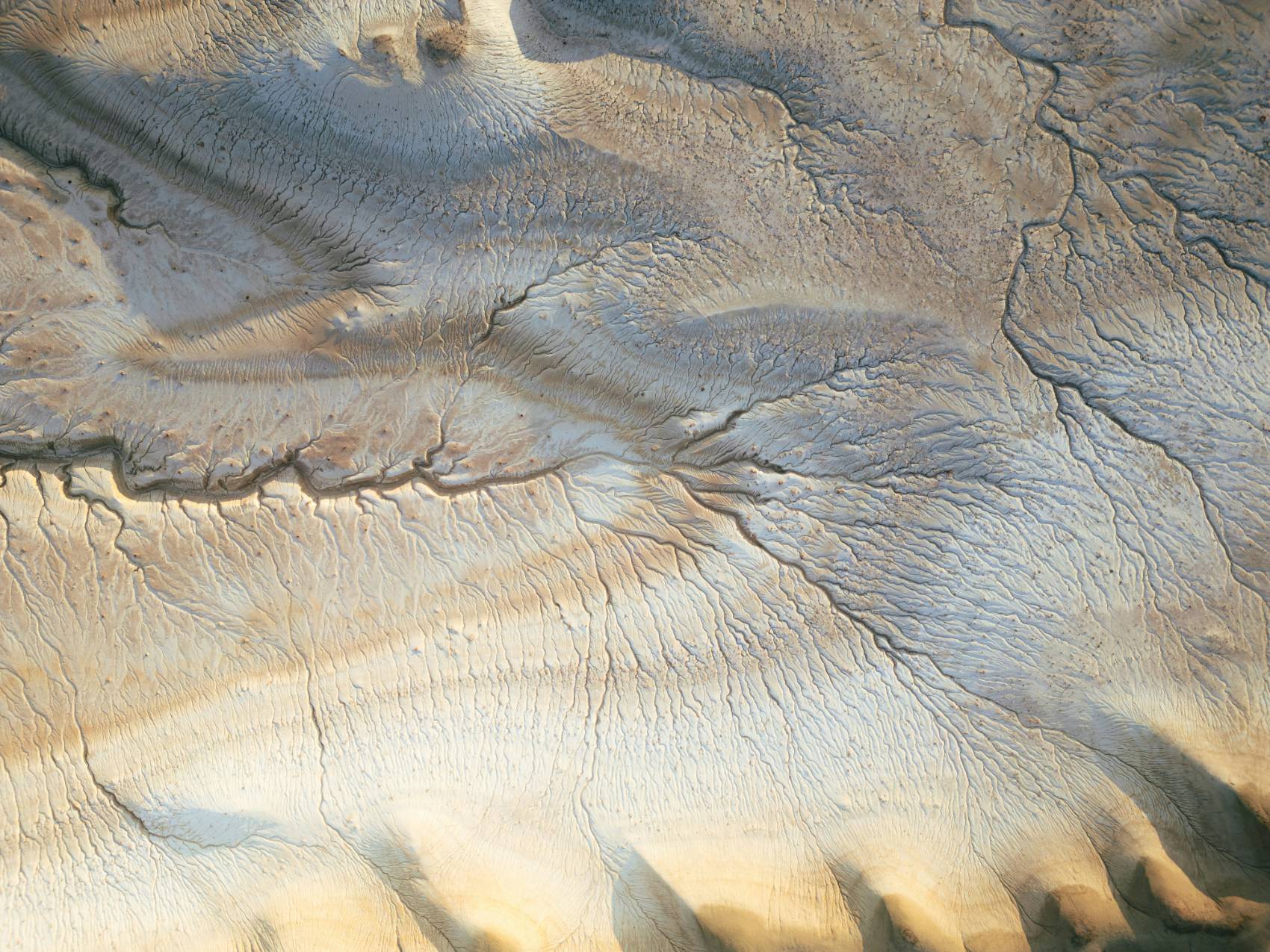 Texture minérale aux nuances naturelles